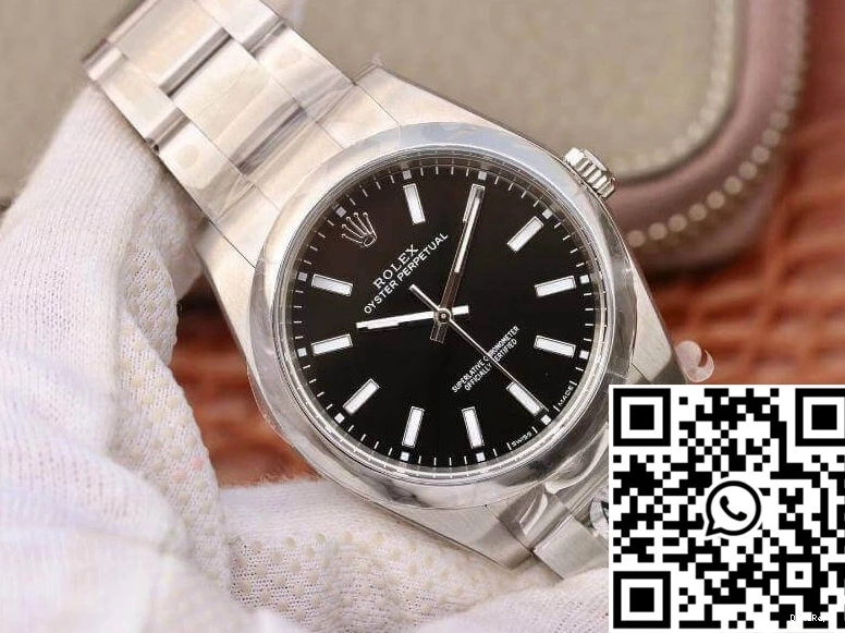 Perpetual Oyster Dial Rolex 39mm AR 114300 Black Factory 0409